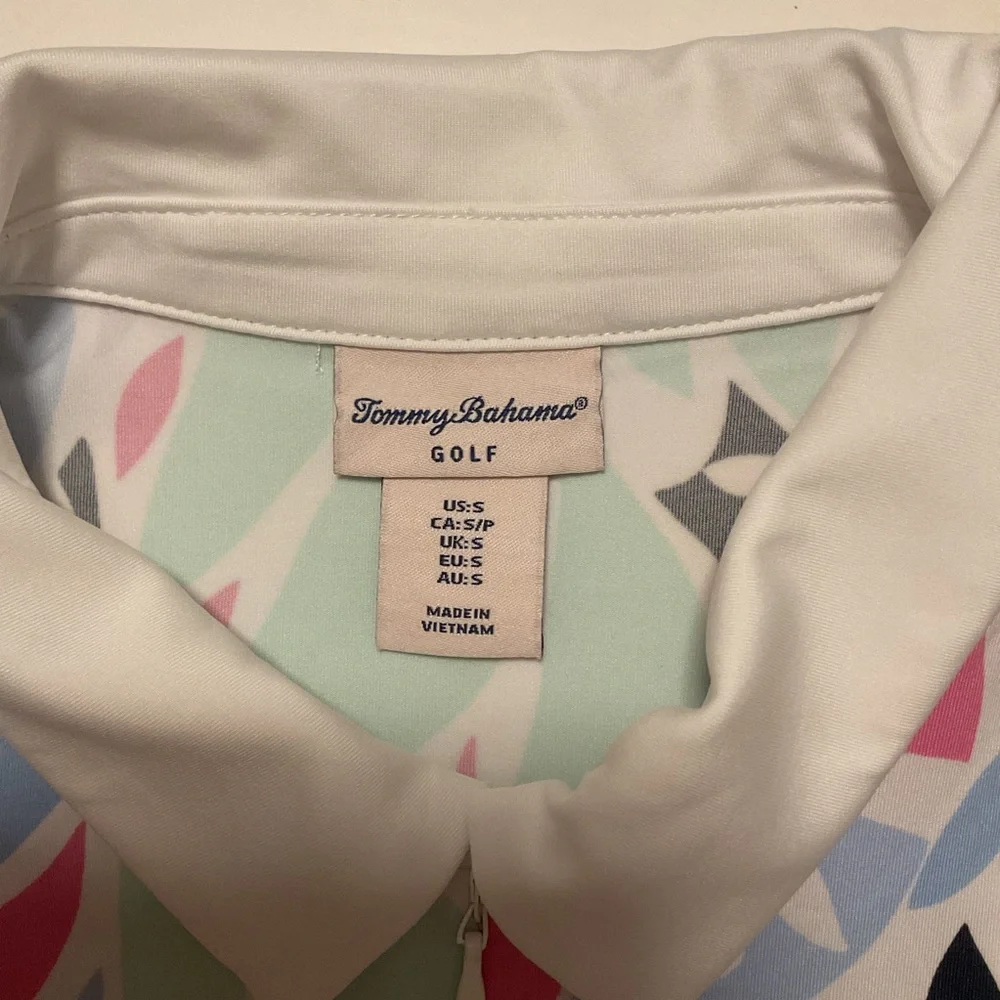 Tommy Bahama Women’s Golf Polo Shirt Floral Print Multicolor - Picture 6 of 7